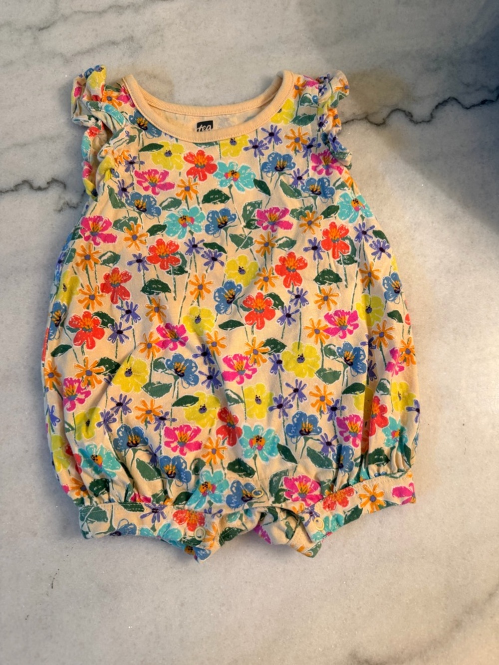 Tea Collection Floral Baby Girl Romper